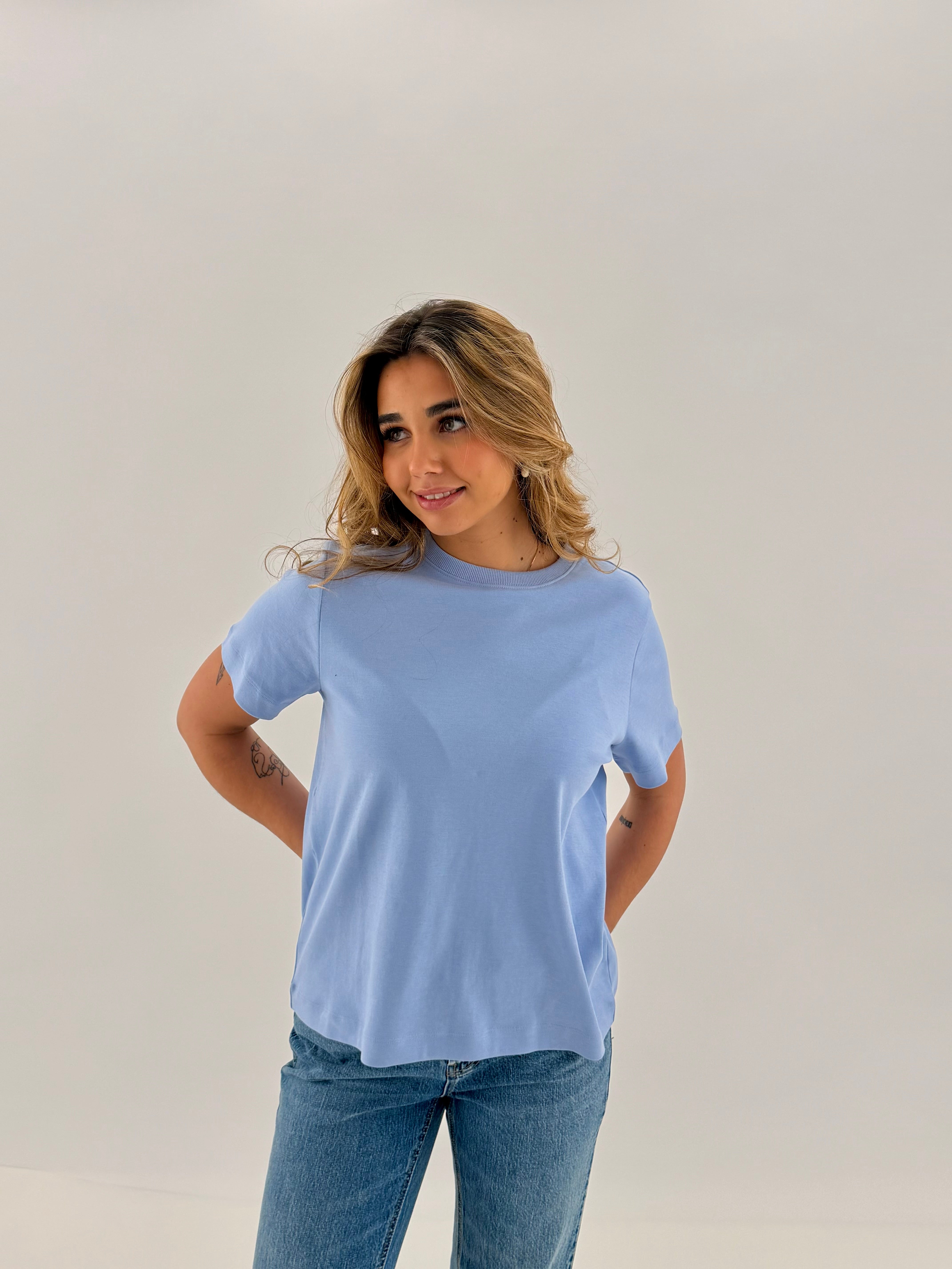 AWNAIMA T-Shirt - Brunnera Blue